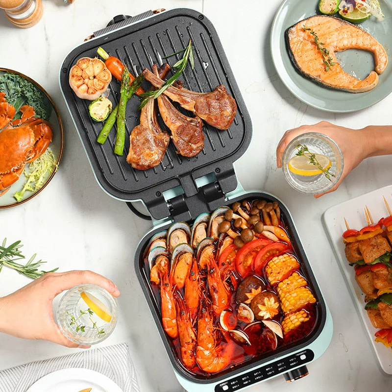Double-sided Electric Baking Pan Cooker - Image 1