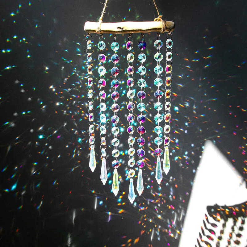 Glass Crystal Wind Chimes Window Decoration - Image 1