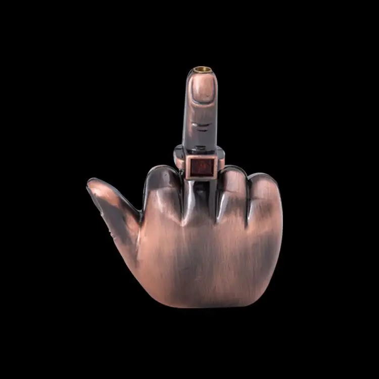 Metal Middle Finger Jet Lighter - Image 3
