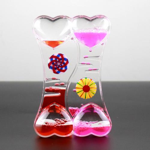 Double Floating Hearts Hourglass - Image 1