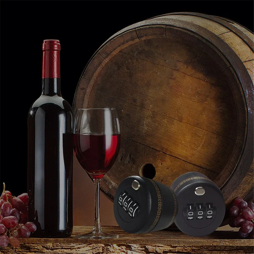 Drink Safe Reusable Childproof Password Lock Wine Bottle Stopper - Image 2