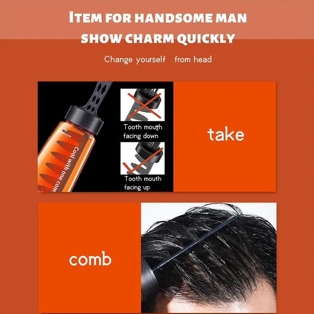 Professional Easy Hair Styling Comb Gel Bottle - Image 2