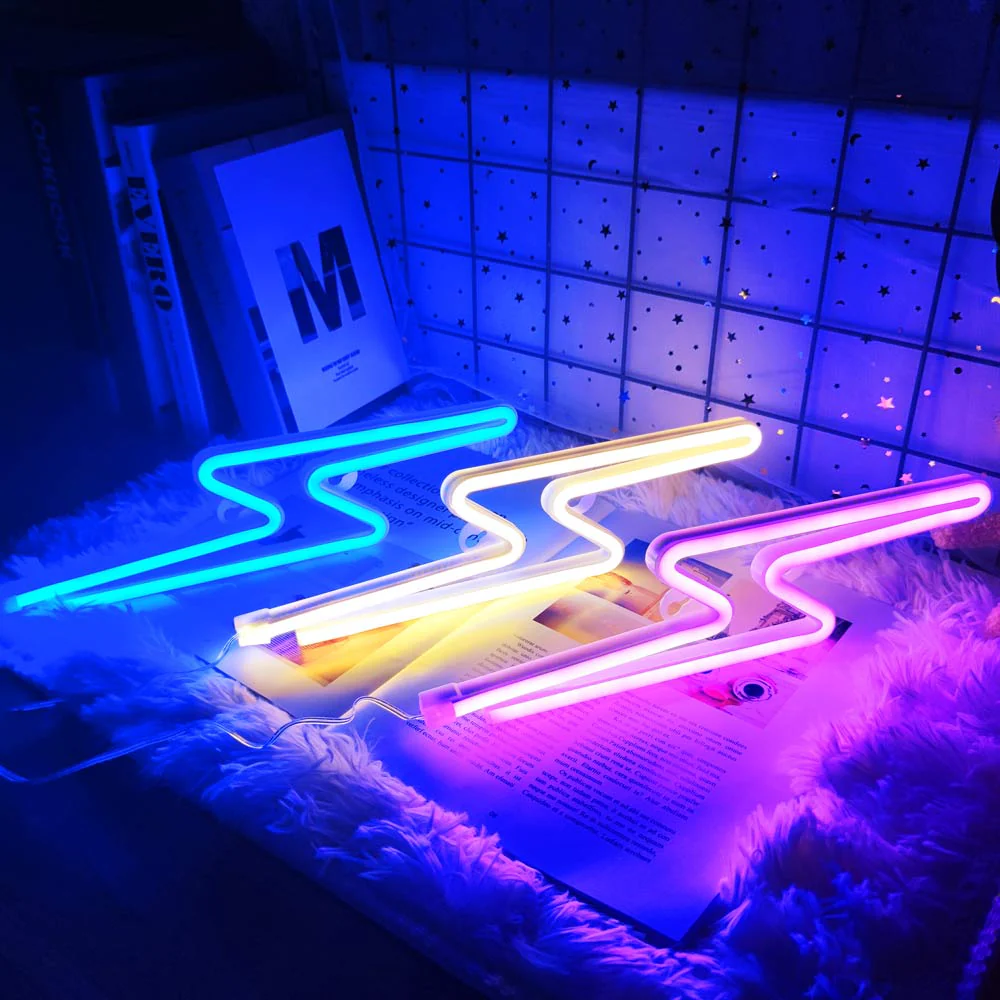 Led Lightning Neon Sign Wall Decor - Image 3