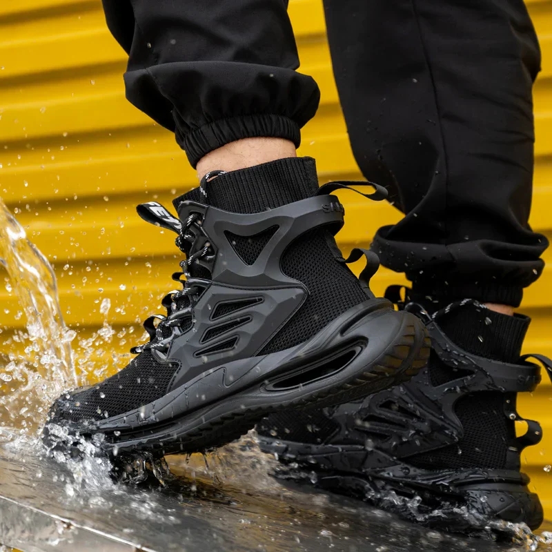 Construction Helper Anti-Smash Indestructible Safety Shoes - Image 3