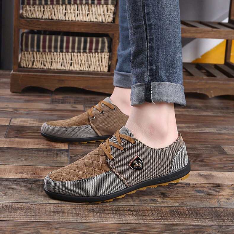 Canvas Breathable Seasonal Men Stylish Shoes - Image 3