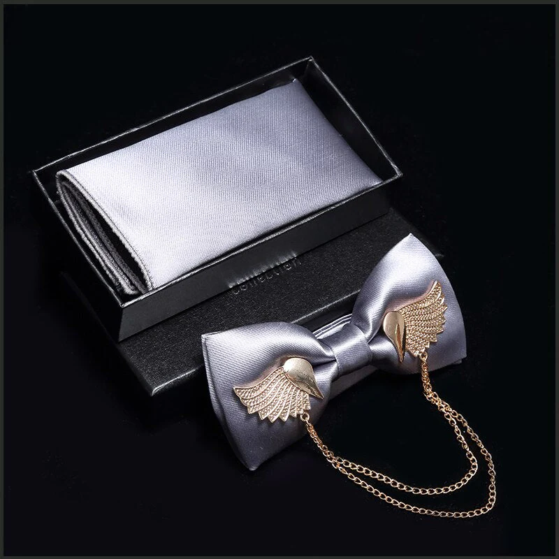 Gentlemen's Metal Bow Tie Gift Set - Image 3