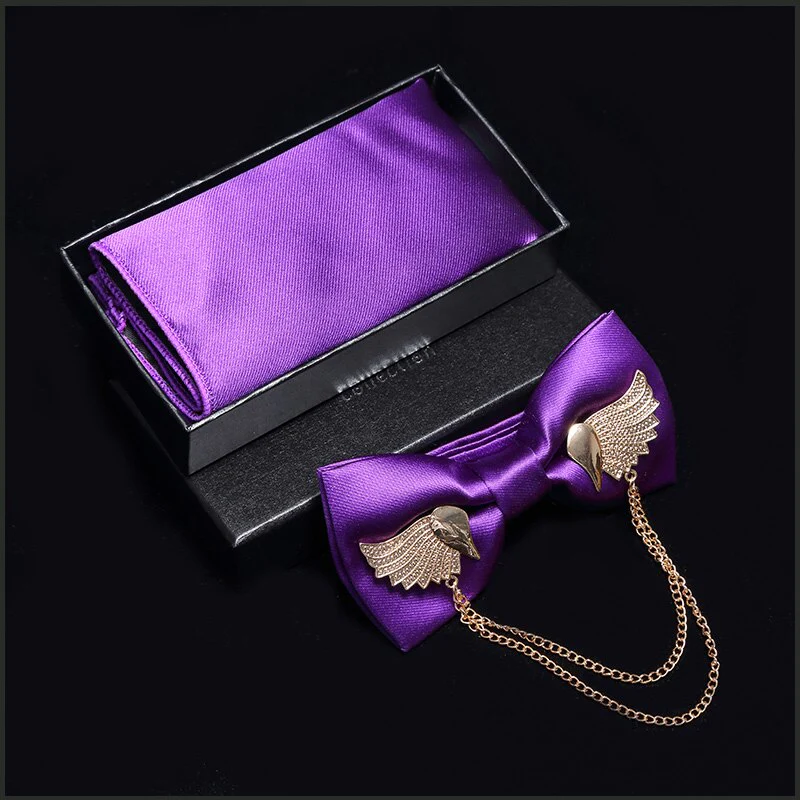 Gentlemen's Metal Bow Tie Gift Set - Image 2