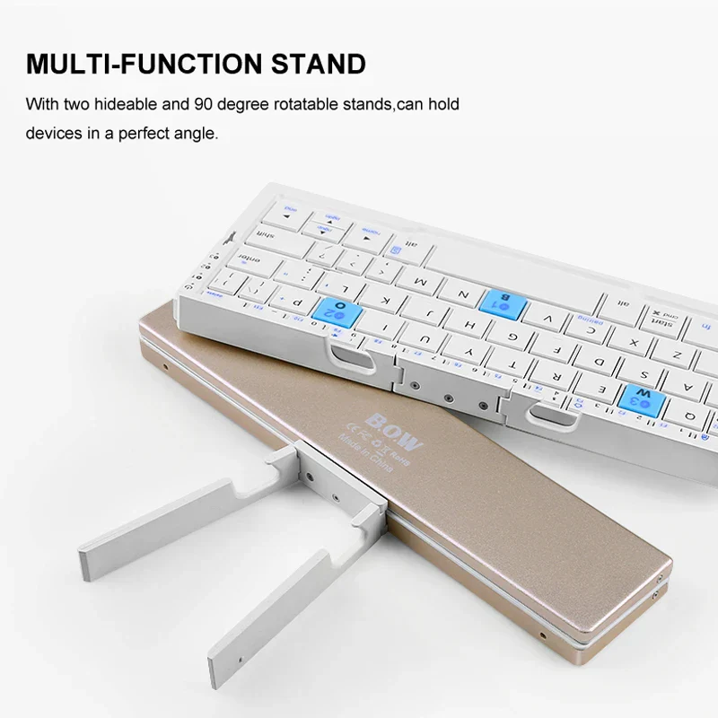 Multi-Device Connection Mini Foldable Bluetooth Keyboard - Image 2