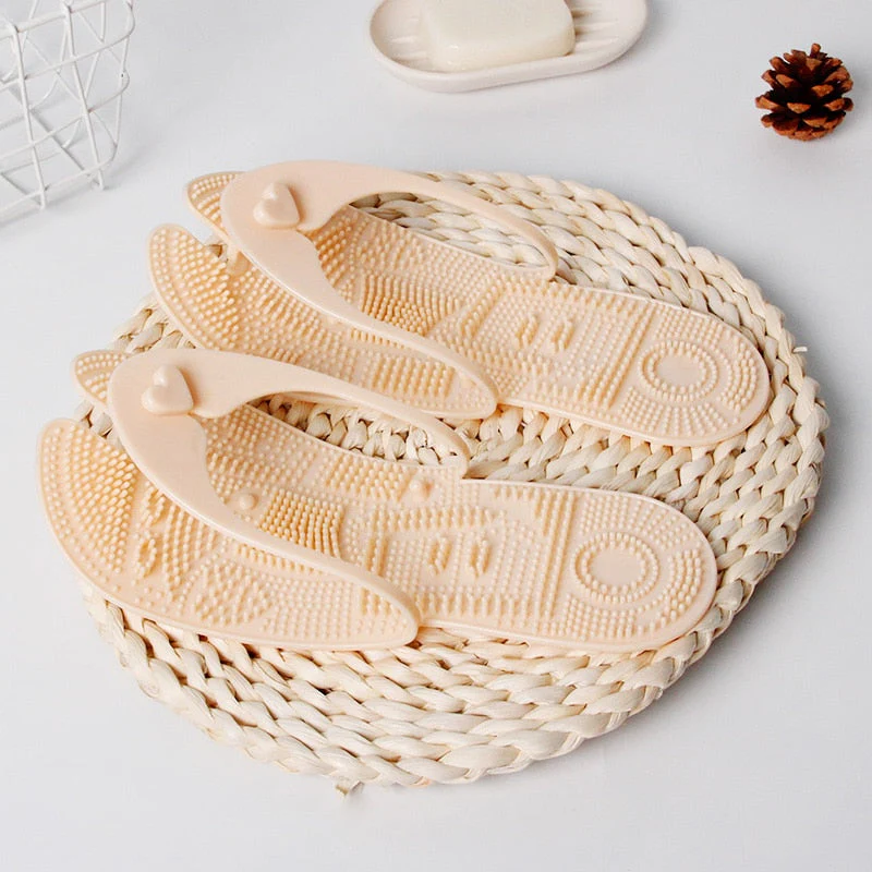 Foldable Ultra Thin Travel Massage Slipper - Image 2