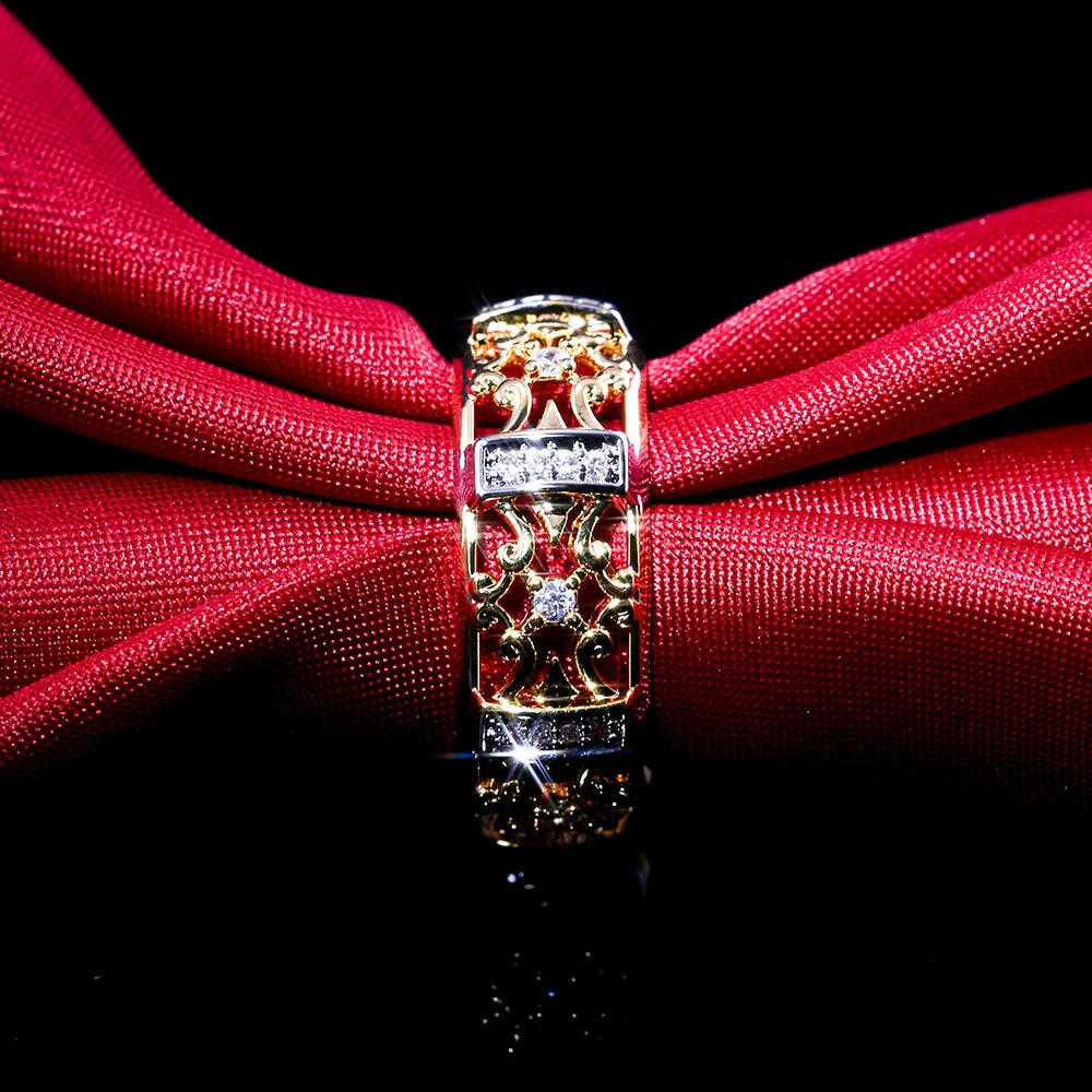Geometric Ethnic Zircon Strength Ring - Image 3