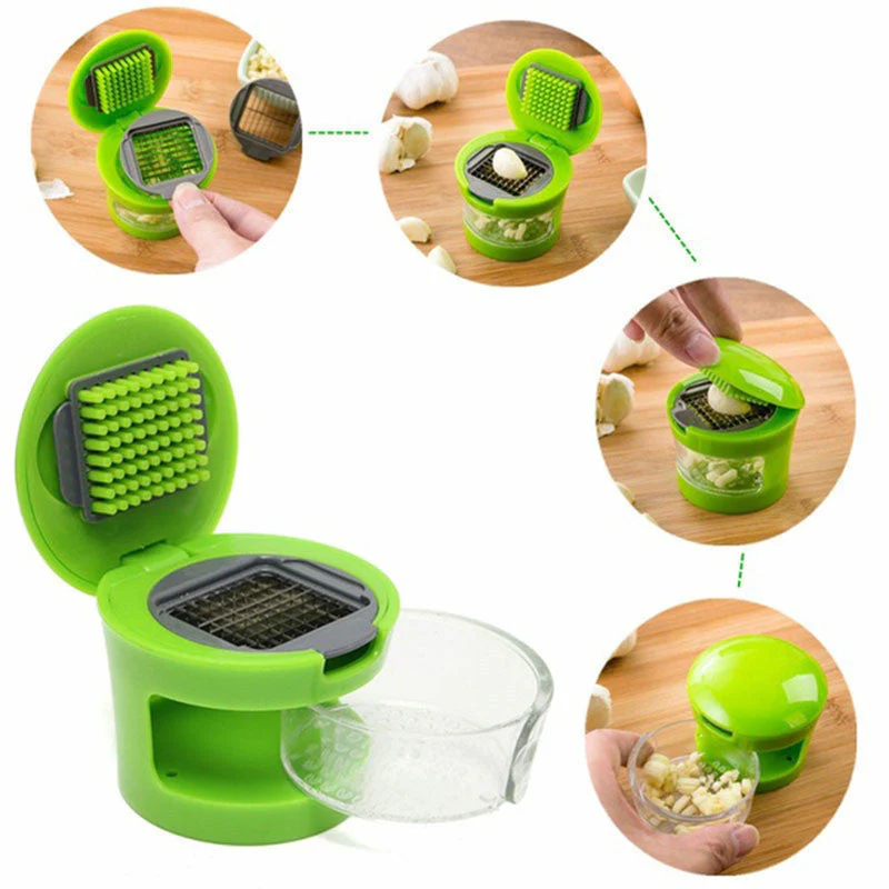Mini Hand Press Garlic Slicer - Image 3