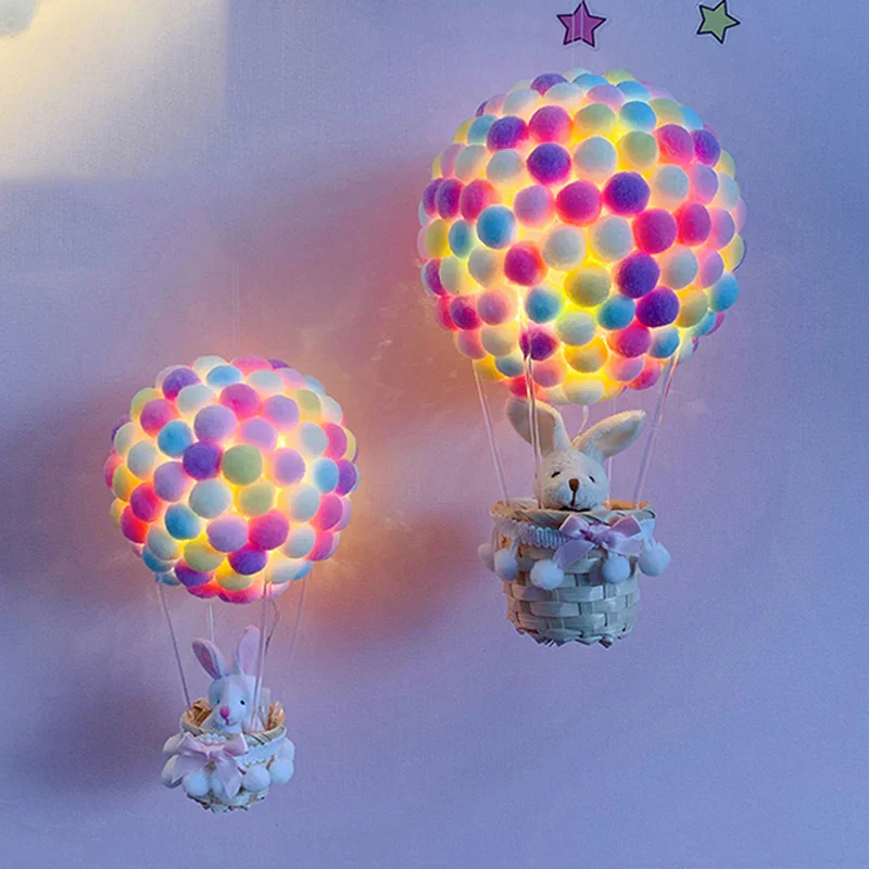 DIY Hot Air Balloon-Shape Flying Animals Night Lamp - Image 1