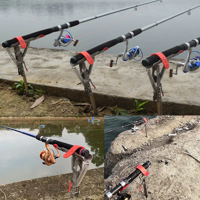 Stainless Steel Adjustable Sensitive Fishing Rod Holder - Image 2