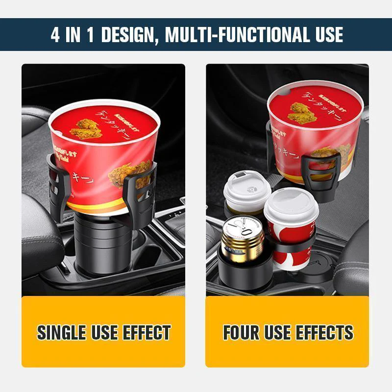360 Rotating Multifunctional Adjustable Car Cup Holder - Image 2