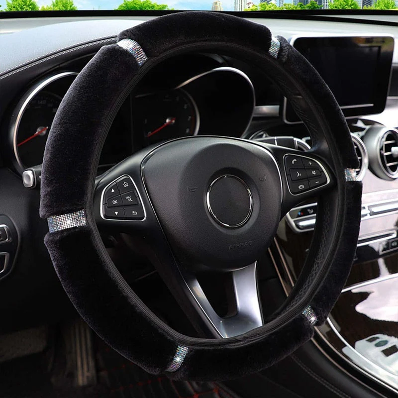 Cozy Car Plush Wheel Cover - Image 3