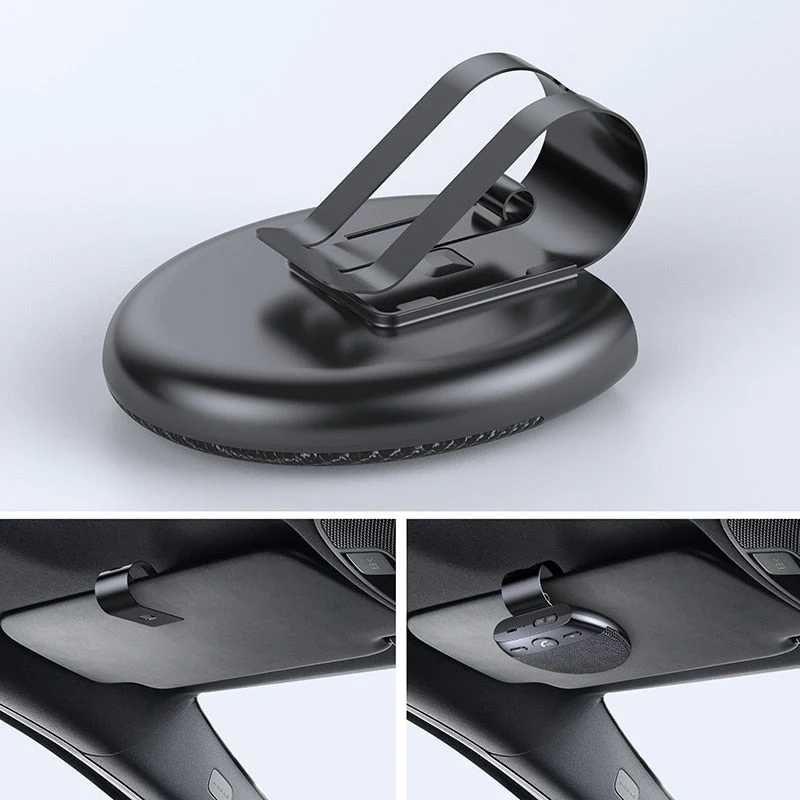Multipoint Wireless Bluetooth Sun Visor Car Speaker - Image 3