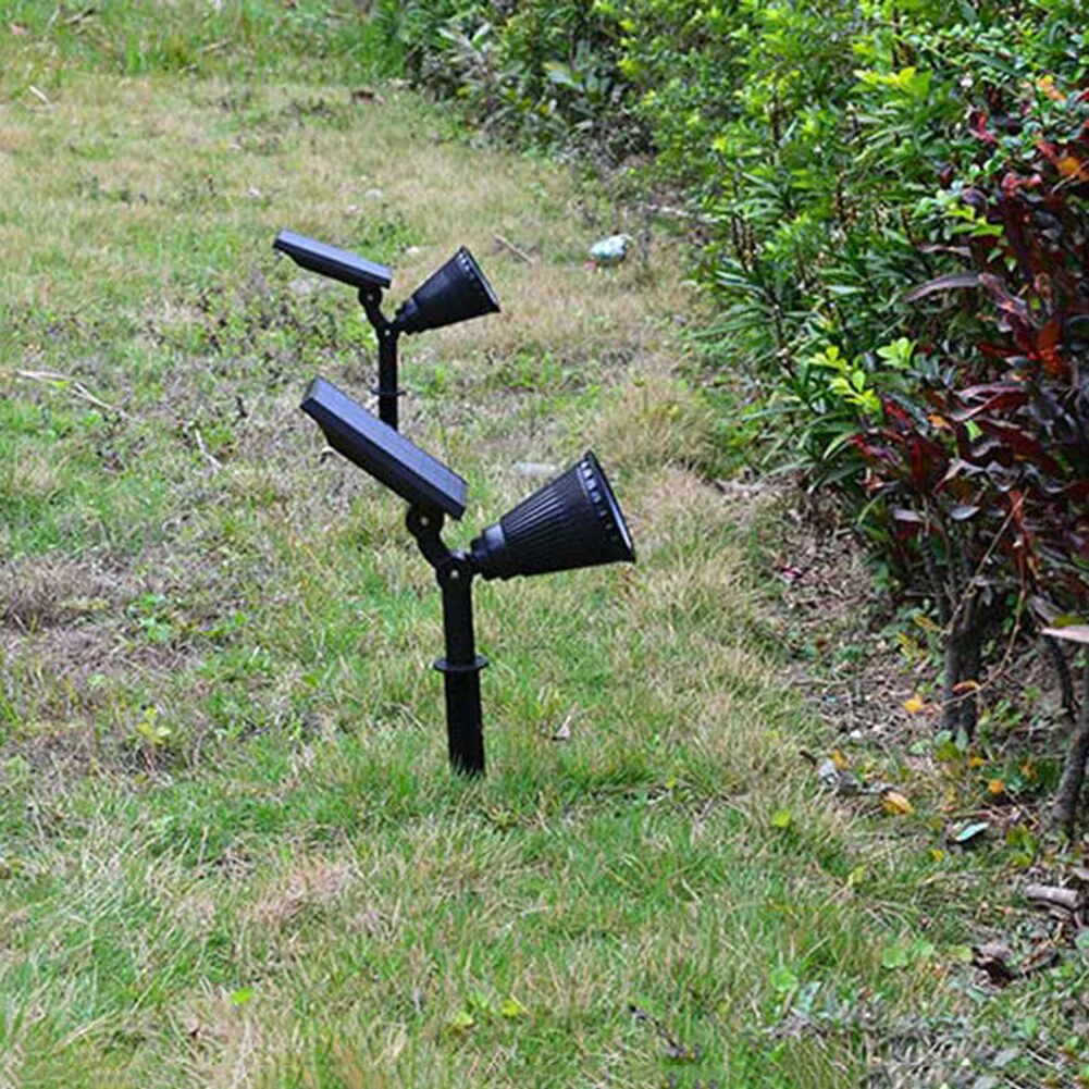 Solar-Powered Colorful Adjustable Garden Spotlight - Image 3
