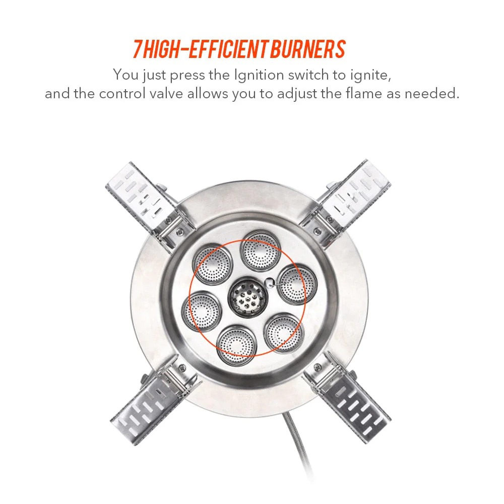 High Energy Outdoor Camping Mini Gas Stove - Image 3