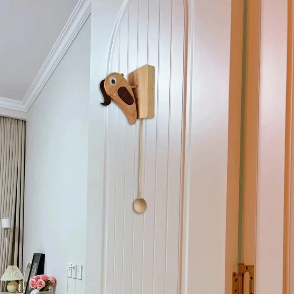 Handcrafted Woodpecker Creative Doorbell - Image 2
