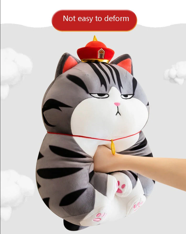 Moody Cat Soft Cuddly Plush Pillow - Image 3
