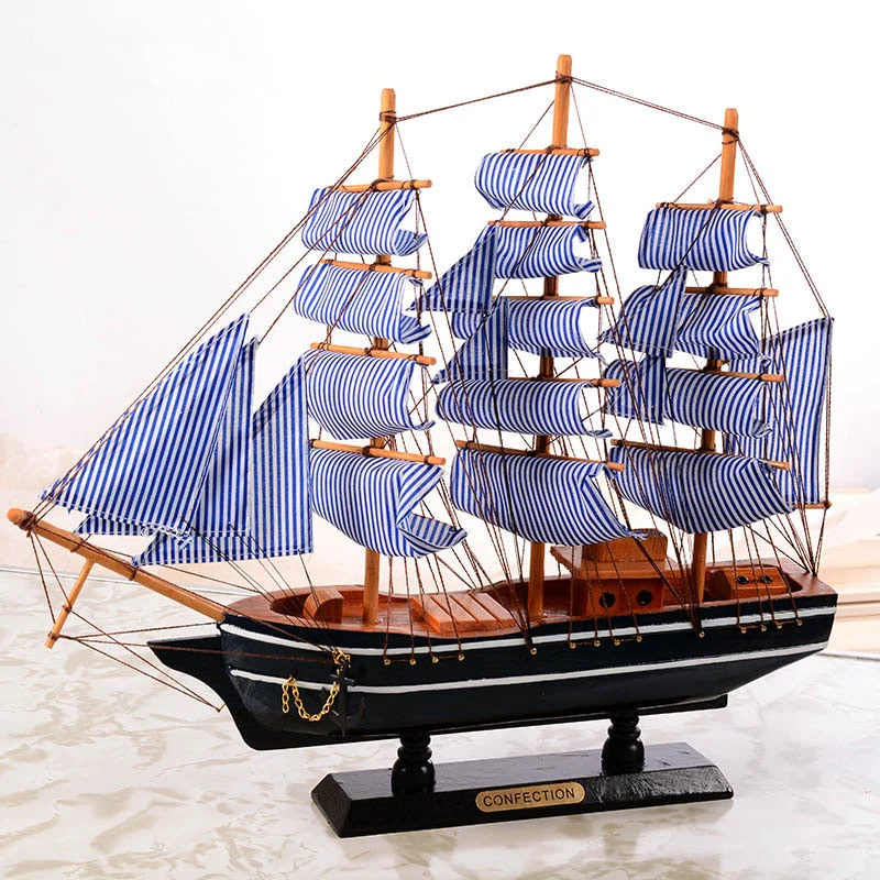 Mediterranean Handmade Sailing Ship - Image 1