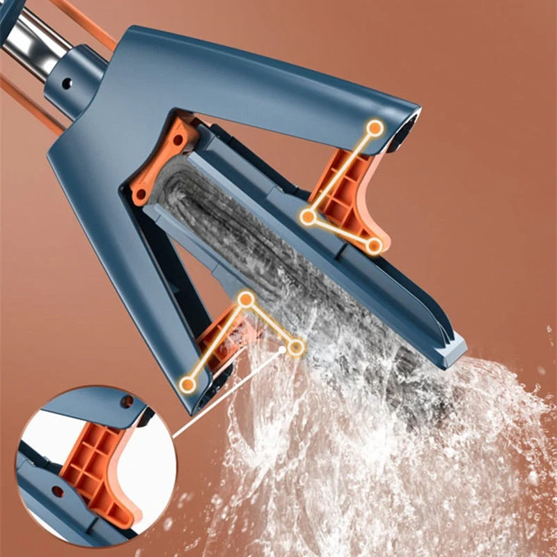 Handle Ease Foldable Effortless Floor Mop - Image 2