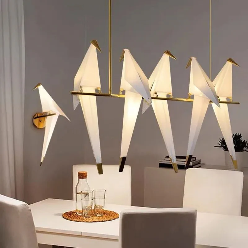 Origami Bird Decorative Chandelier Lamp - Image 2