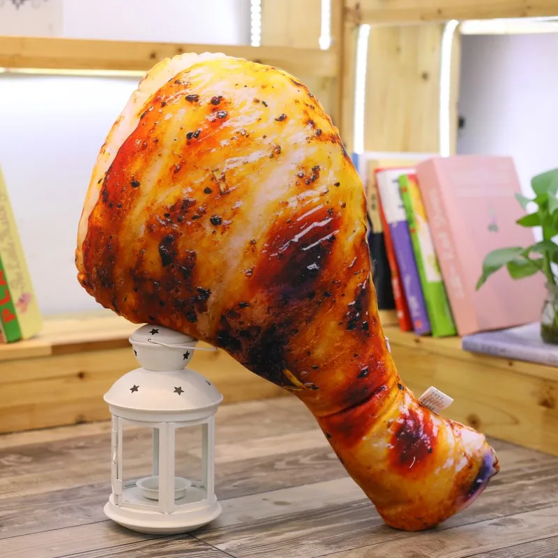Realistic Food Chicken Leg Plush Toy - Image 1