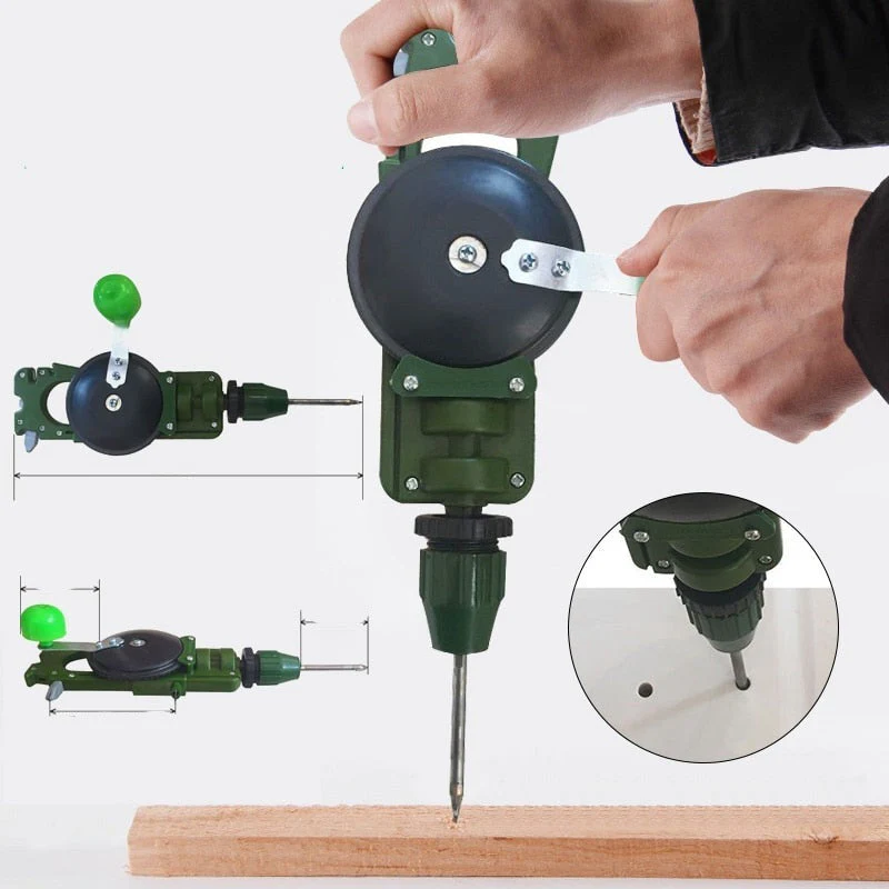 DIY Woodworking Manual Hand Drill - Image 1