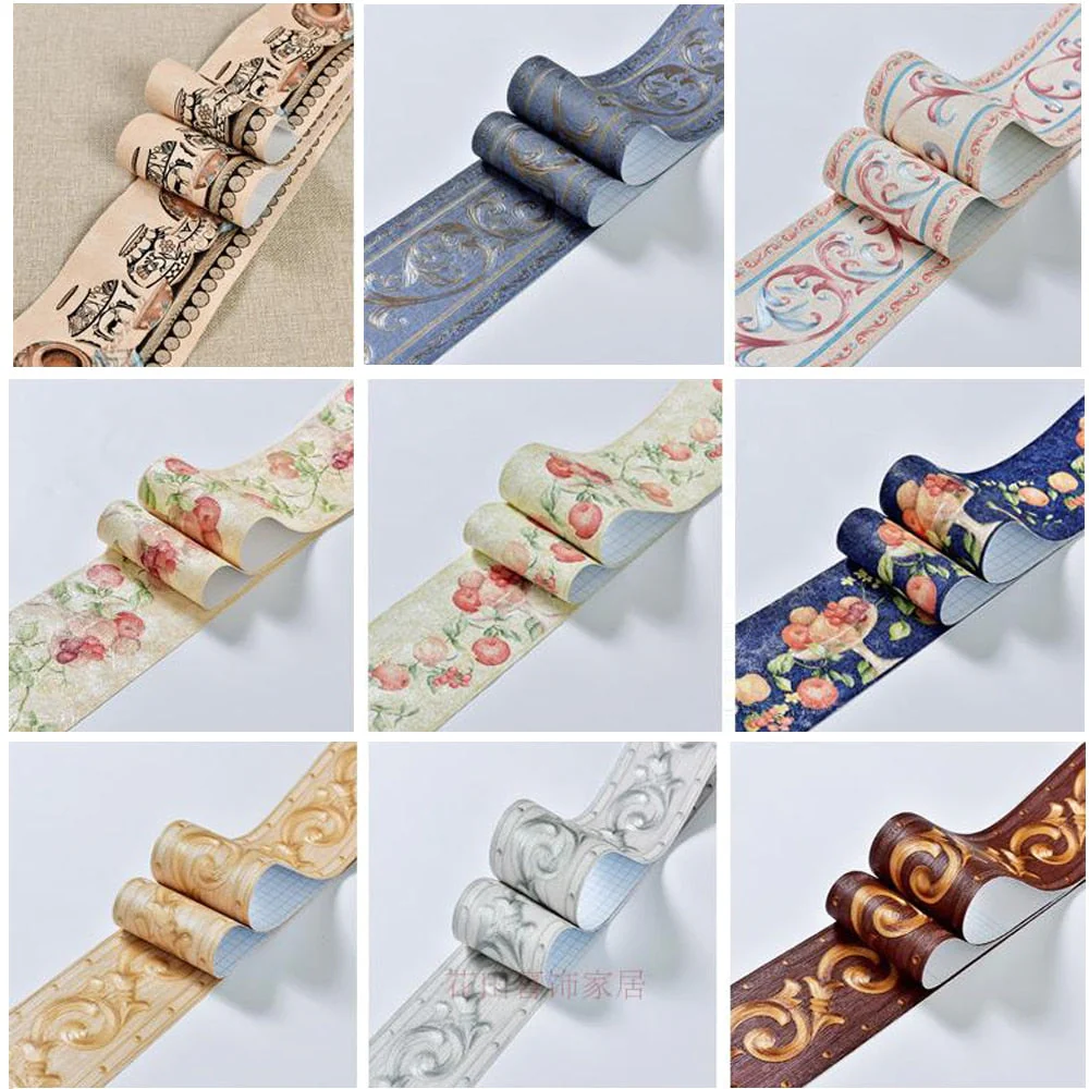 Retro Flair Waterproof Self-Adhesive Wallpaper - Image 2