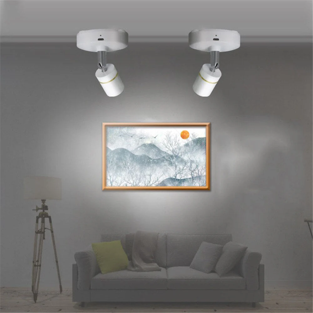 Smart LED Remote Control Rechargeable Spotlight - Image 3