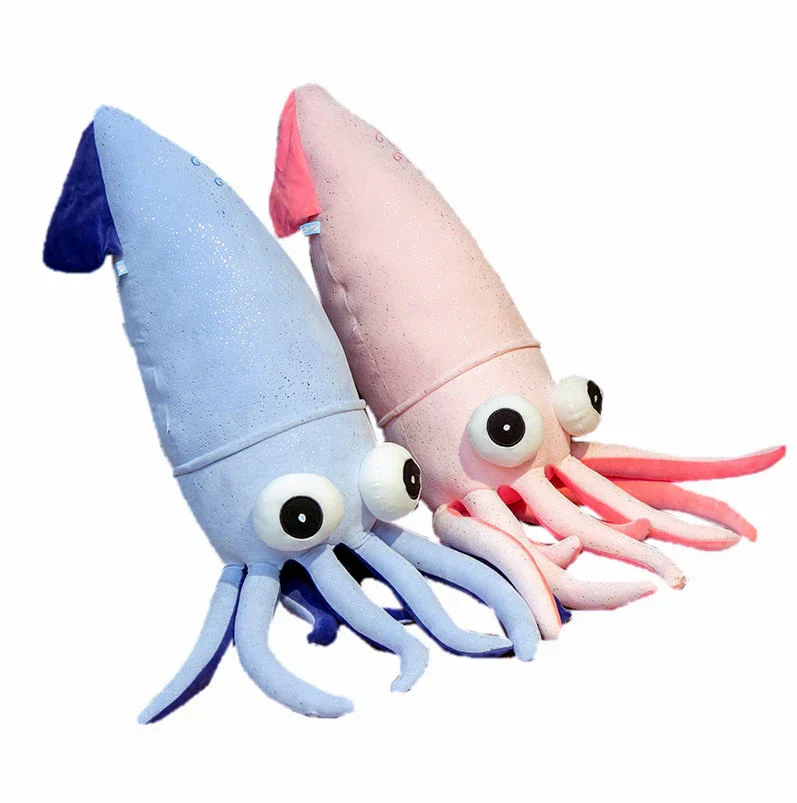 Jumbo Huggable Squid Softie Plush Toy - Image 3