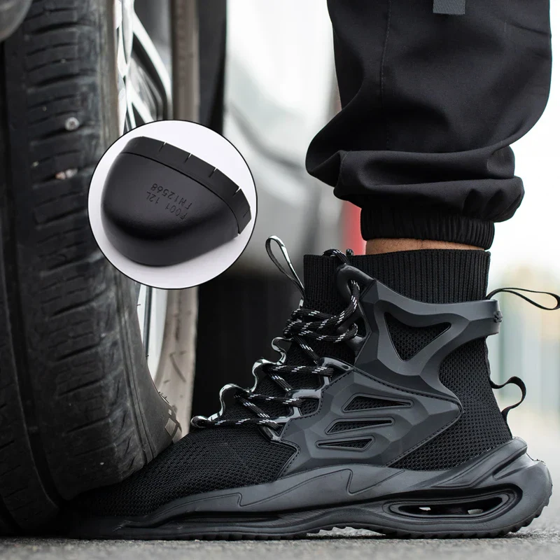 Construction Helper Anti-Smash Indestructible Safety Shoes - Image 2