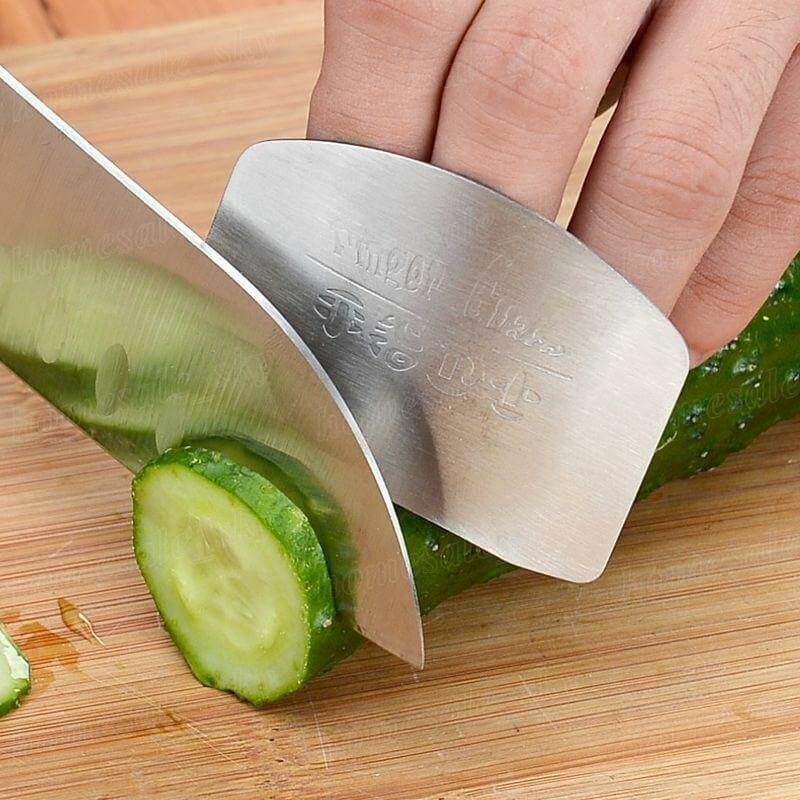 Stainless Steel Safety Cutting Finger Protector - Image 1