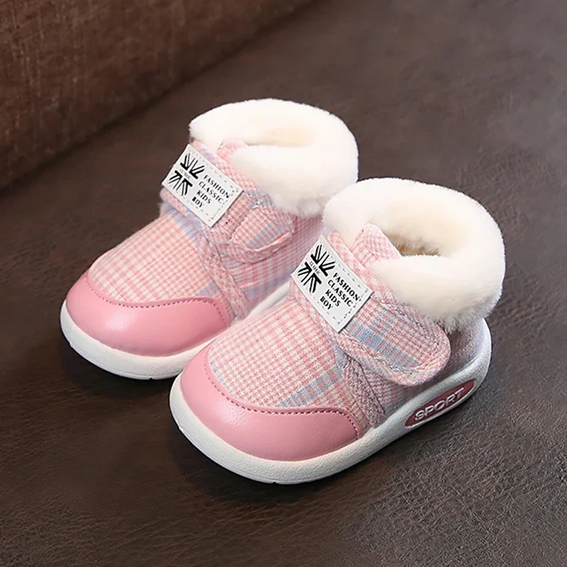 Toddler First Walk Warm Winter Sneakers - Image 3