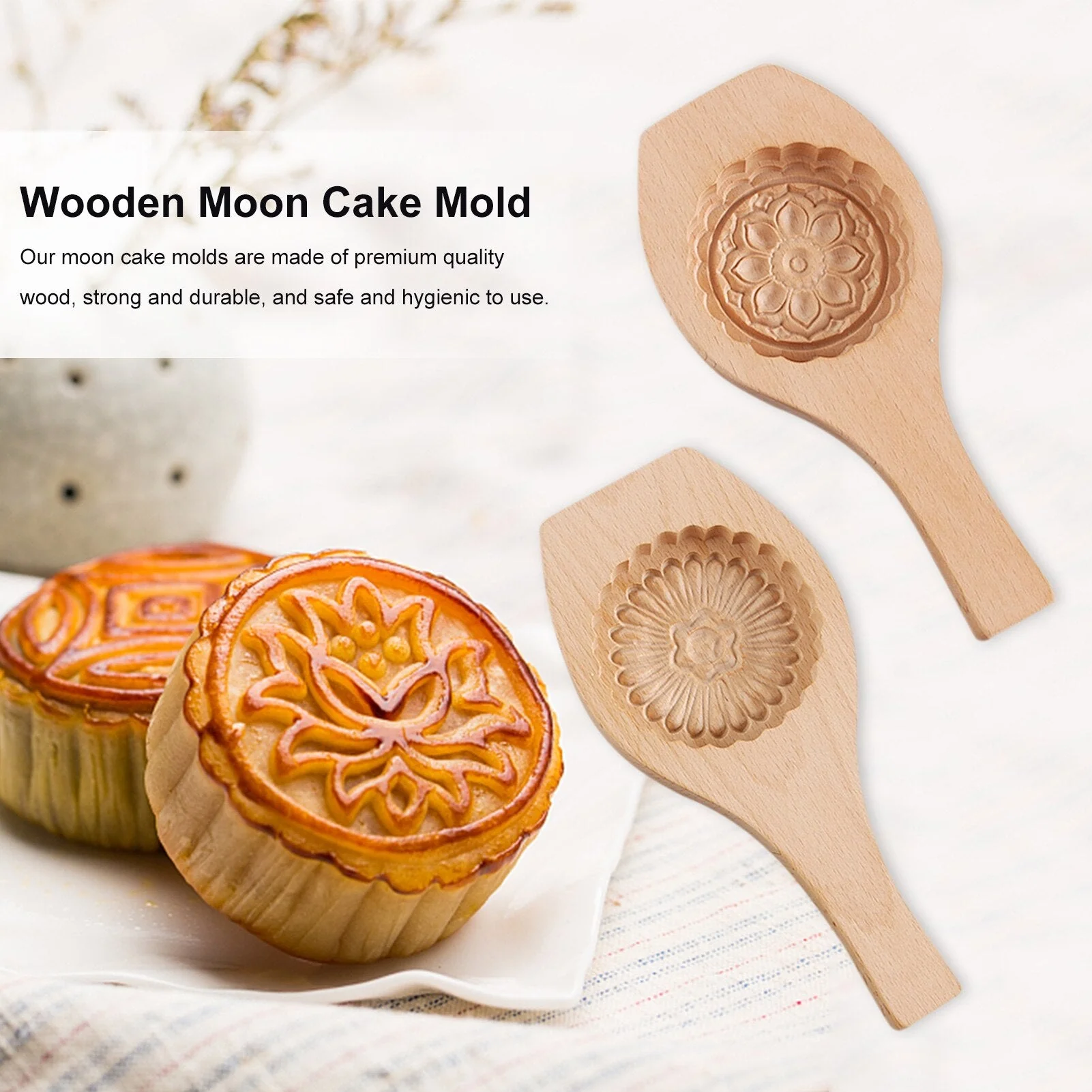 Wooden Cute Pastry Bake Master Baking Mold - Image 3