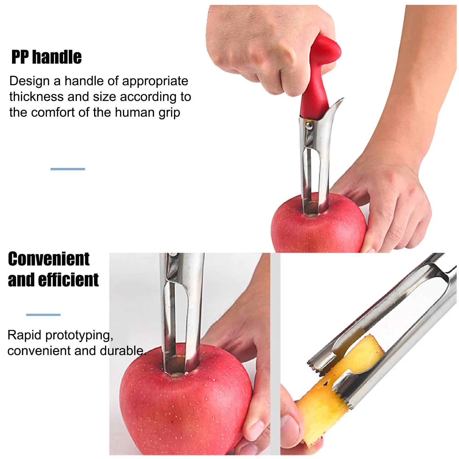 Stainless Steel Apple Seed Remover Tool - Image 3