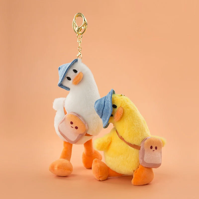 Lovely Crooked Duck Doll Keychain - Image 1