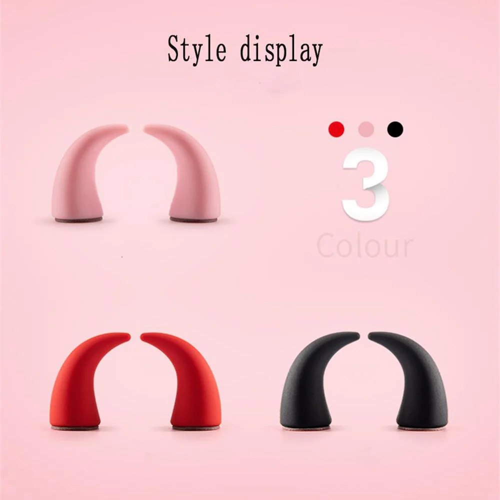 3D Devil Horns Car Dashboard Accessory - Image 3