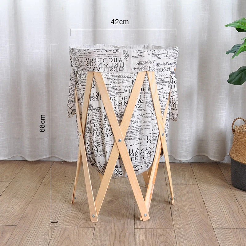Modern Simple Foldable Creative Large Foldable Laundry Basket - Image 2