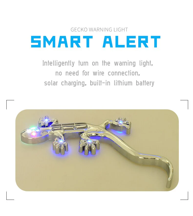 Party Gecko Solar-Powered Car Lamp - Image 3