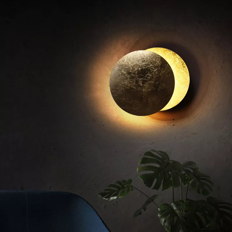 Modern Decor Eclipse Lunar Glow Wall Lamp - Image 1