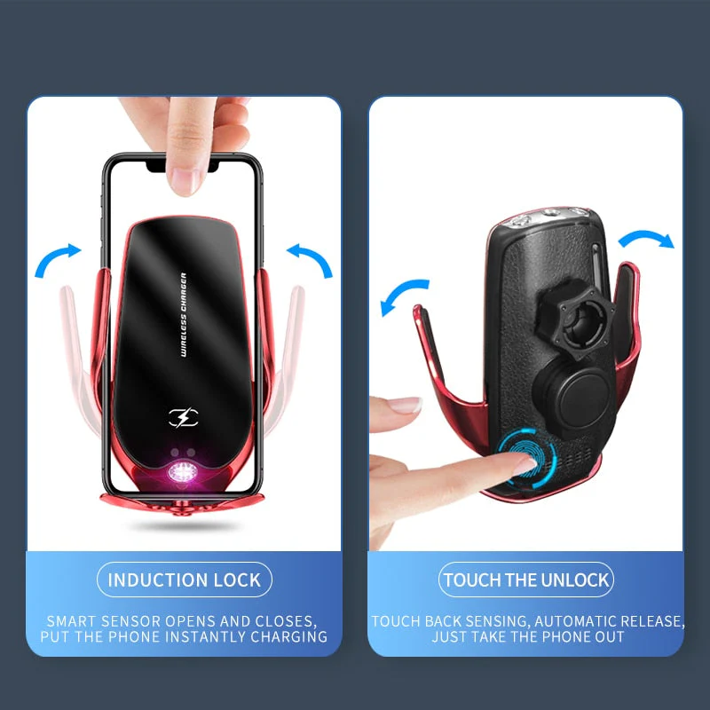 Smart Aromatherapy Wireless Charging Car Phone Holder - Image 2