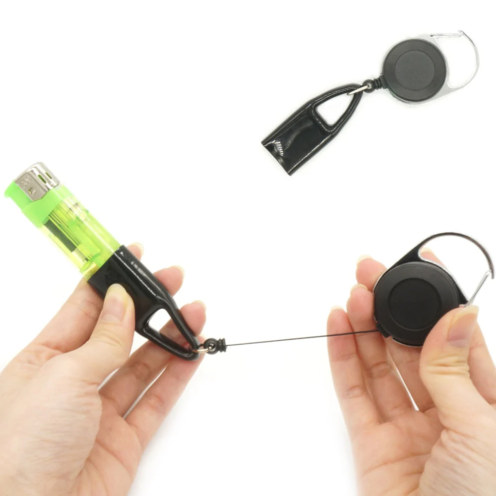 Anti-Lost Retractable Safe Lighter Keychain - Image 3