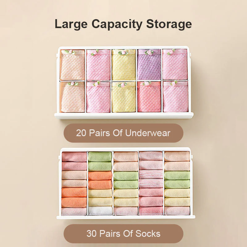 Closet Wise Self-Adhesive Space Saving Organizer Box - Image 3