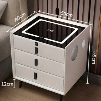 Creative Multifunctional Smart Bedside Speaker Table - Image 3