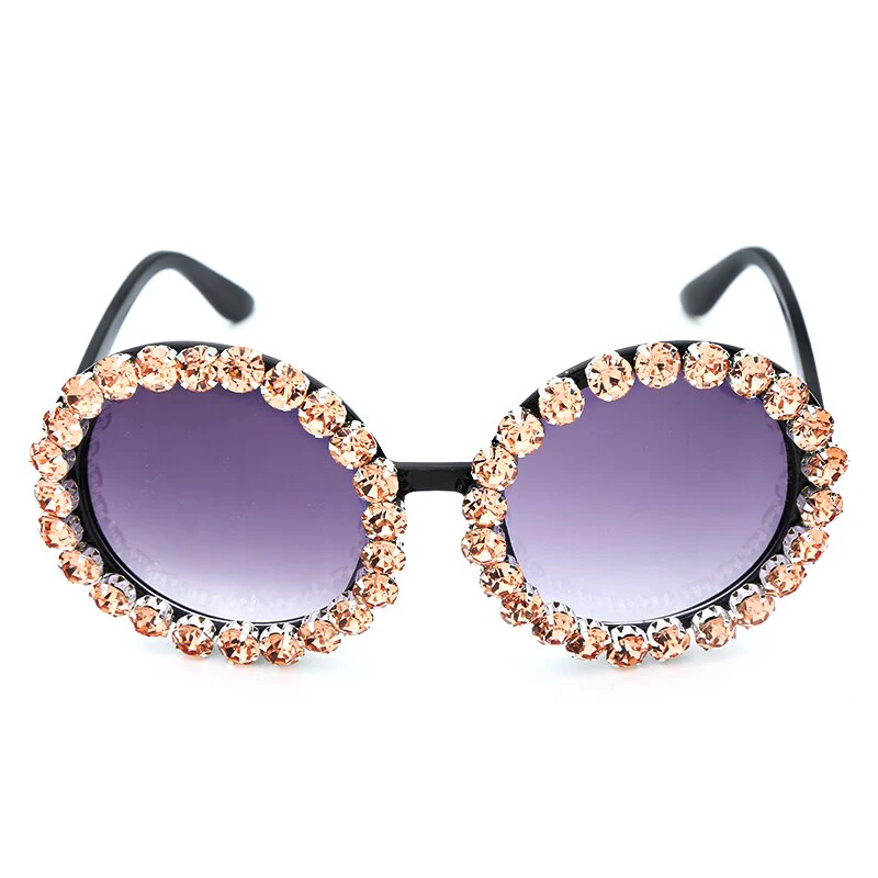 Oversize Round Luxury Sunglasses - Image 2