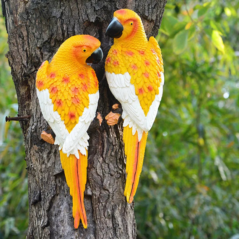 Tropical Vibe Parrot Tree Decor - Image 2
