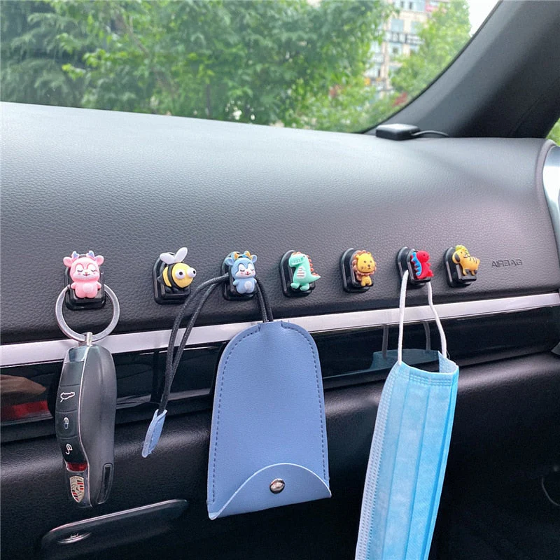 Mini Multifunctional Animal Car Hook Set - Image 3