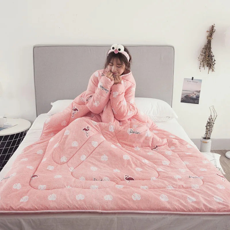 Lazy Time Wearable Sleeping Blanket - Image 3